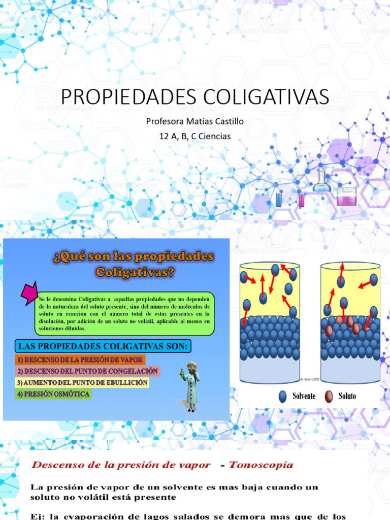 Propiedades Coligativas | PDF