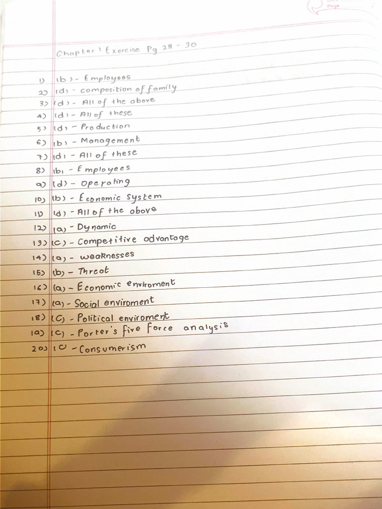 Business Environment Chapter 1 Question And Answers Pdf