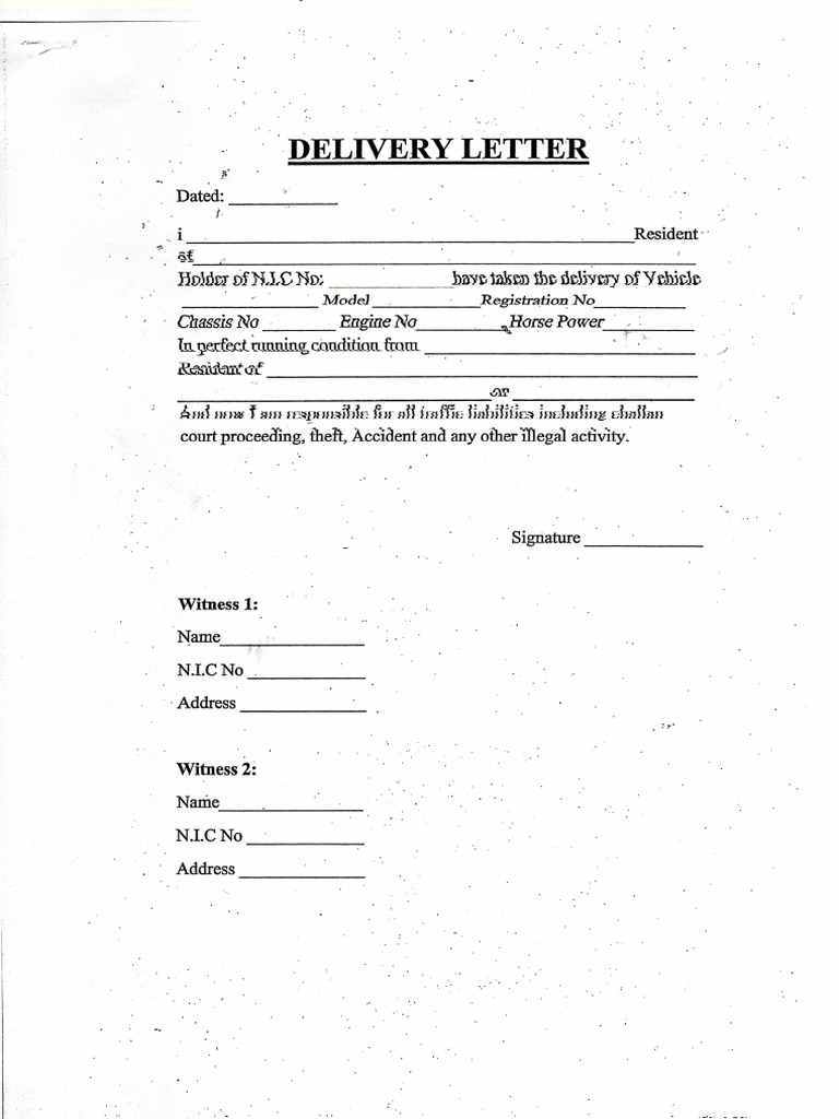 Delivery | PDF