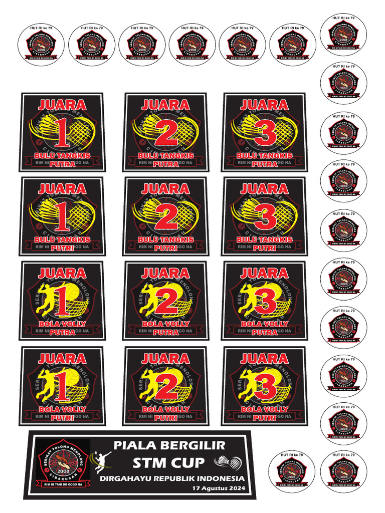 Sticker Piala | PDF