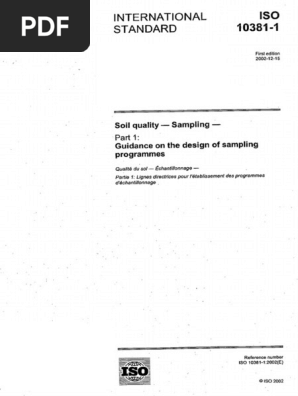 ISO 10381-1 Soil Quality Sampling Part 1_2002