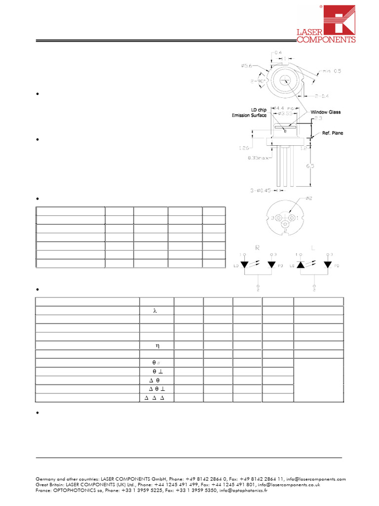 Visible Laser Diode: Algainp | PDF