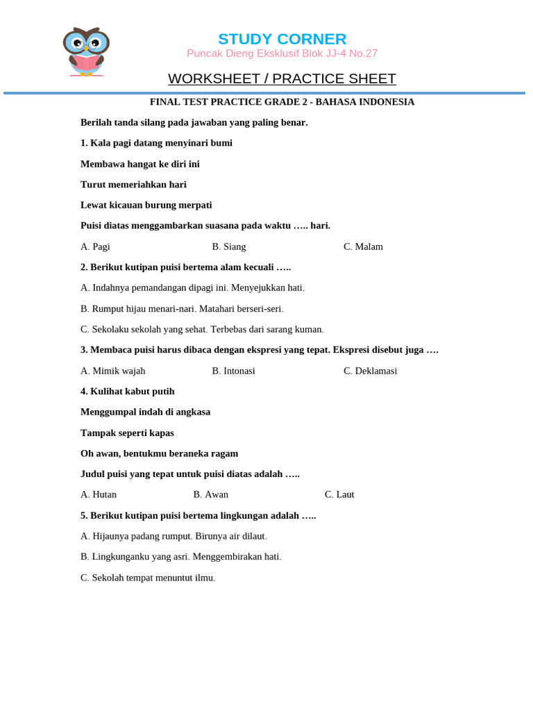 Final Test BI | PDF