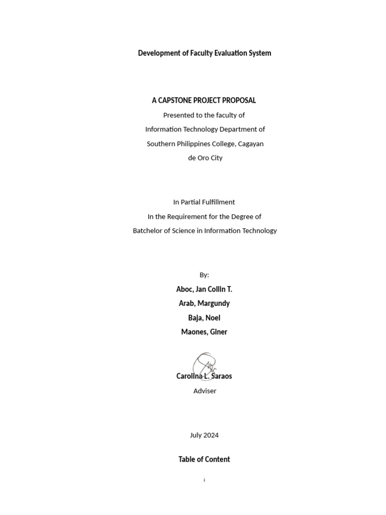 Faculty Evaluation System Development Proposal | PDF | Usability ...