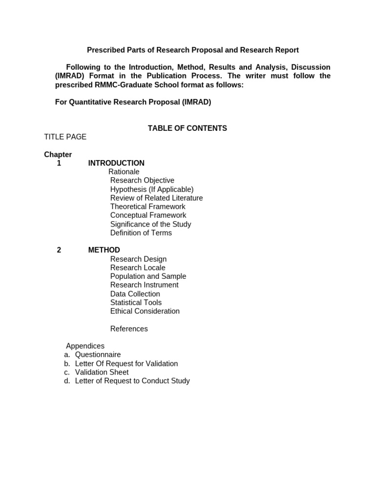 Research Format Tech Requirements | PDF