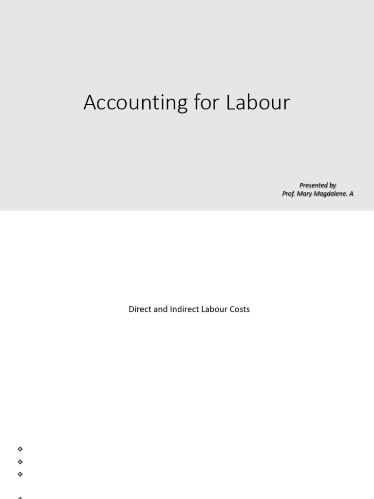 UNIT II - Labour | PDF | Piece Work | Wage