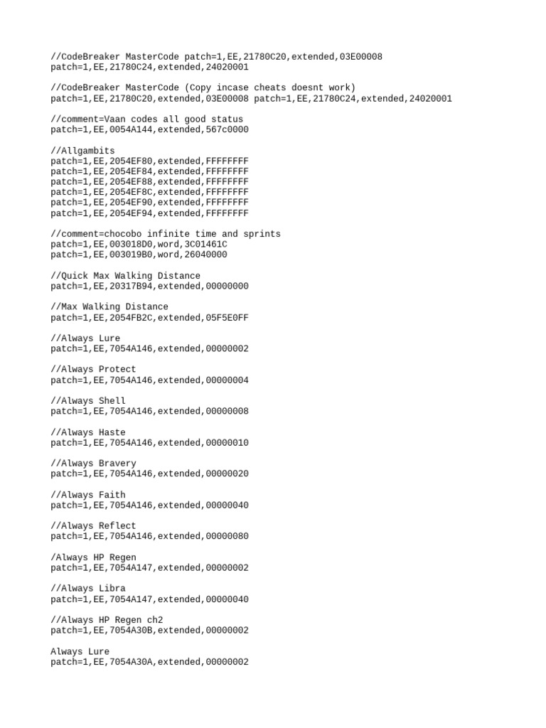 FFX | PDF