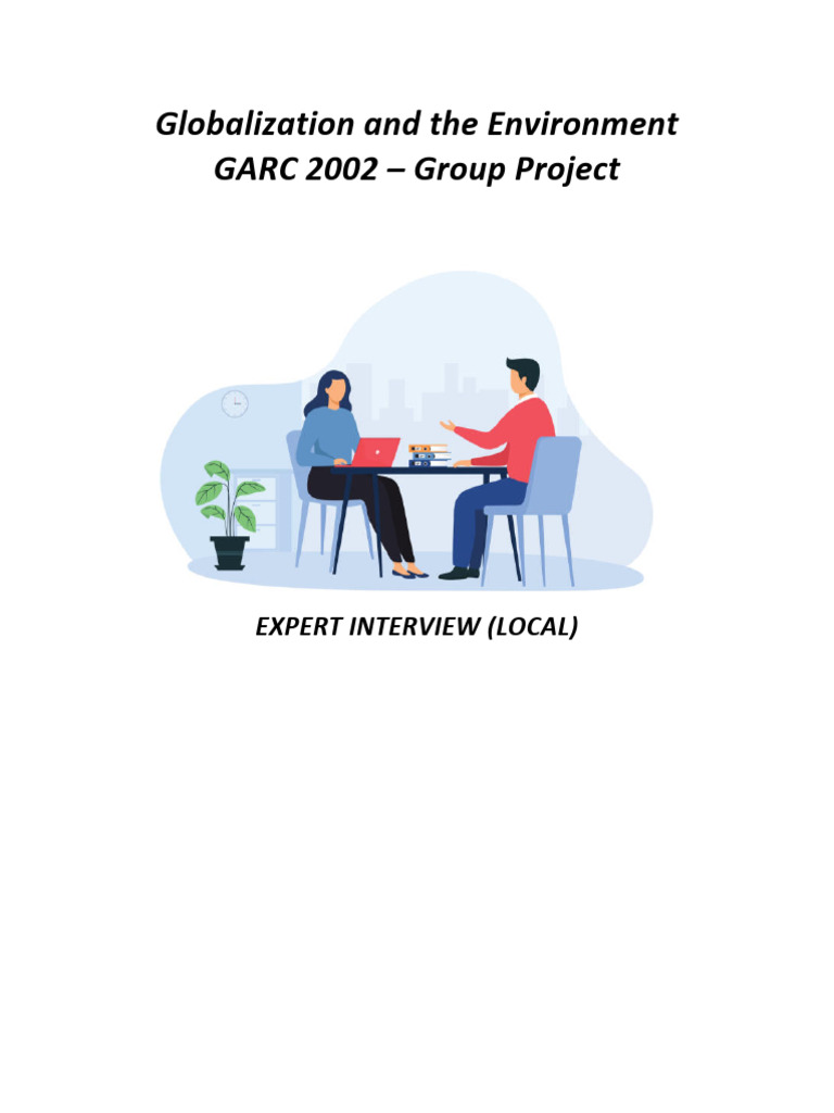 Project Booklet-Expert Interview | PDF