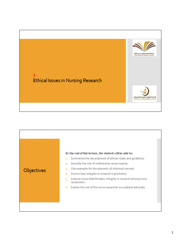 2 Ethical Issues in Nursing Research 2 | PDF