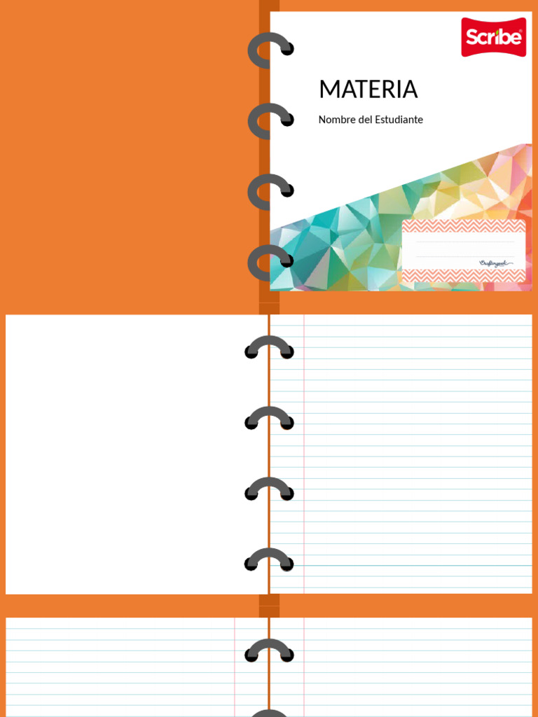 Cuaderno Scribe | PDF