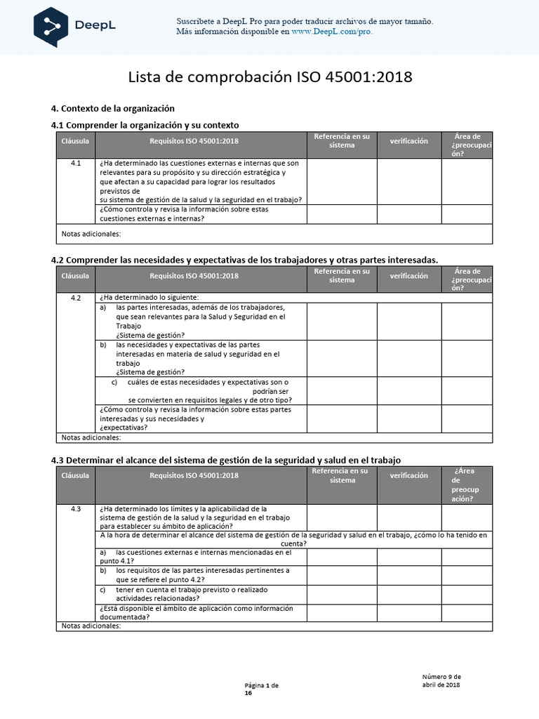 ISO - 45001 - 1672171157 Es | PDF