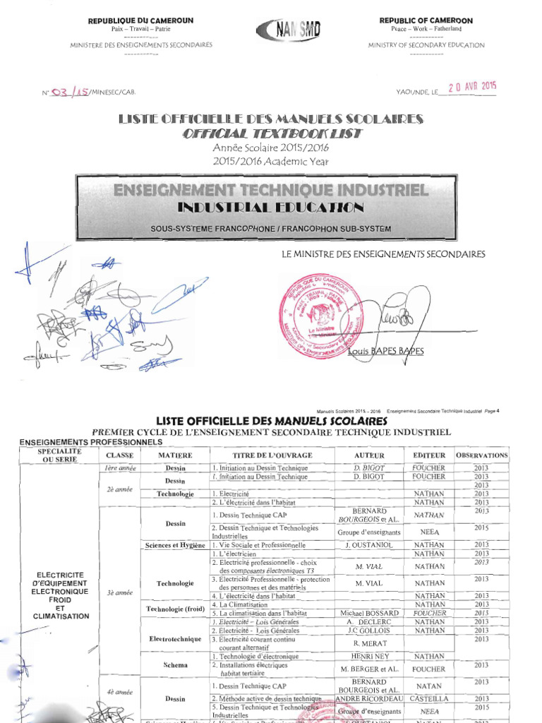 Liste Manuels Lytech | PDF