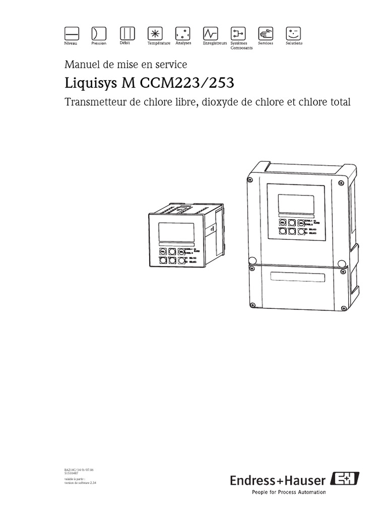 Ccm253 Mise en Service | PDF
