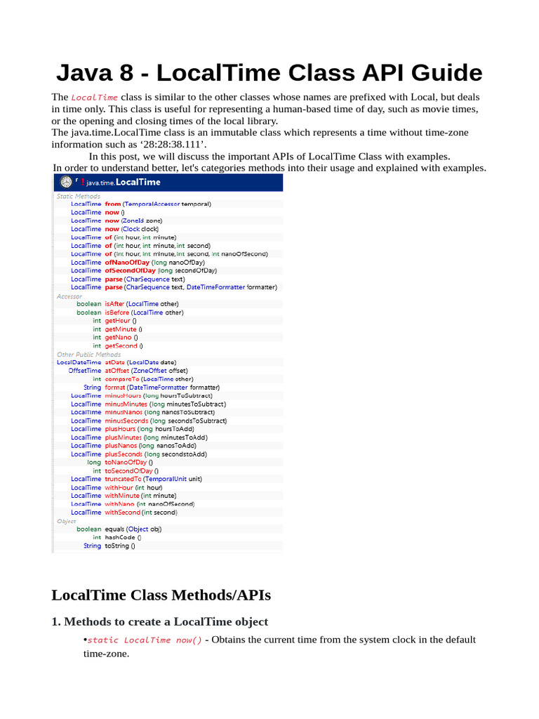 java main framework | PDF