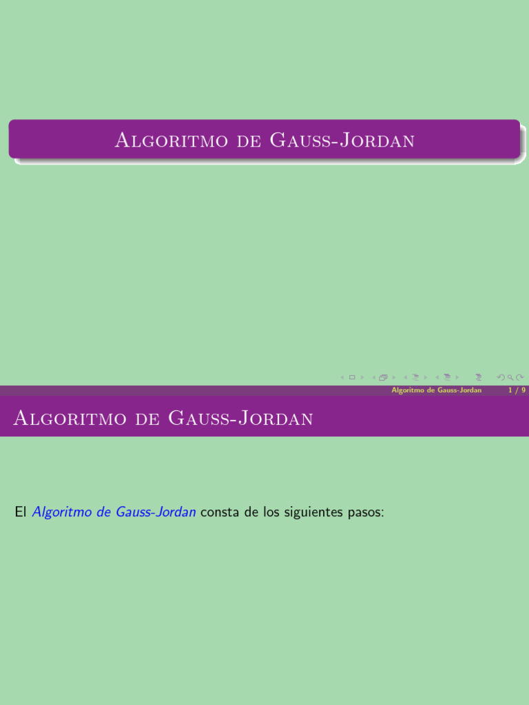 2 Gauss Jordan | PDF