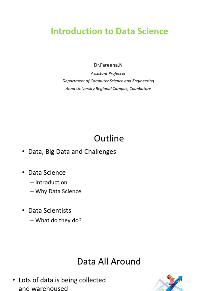 Introduction To Data Science | PDF