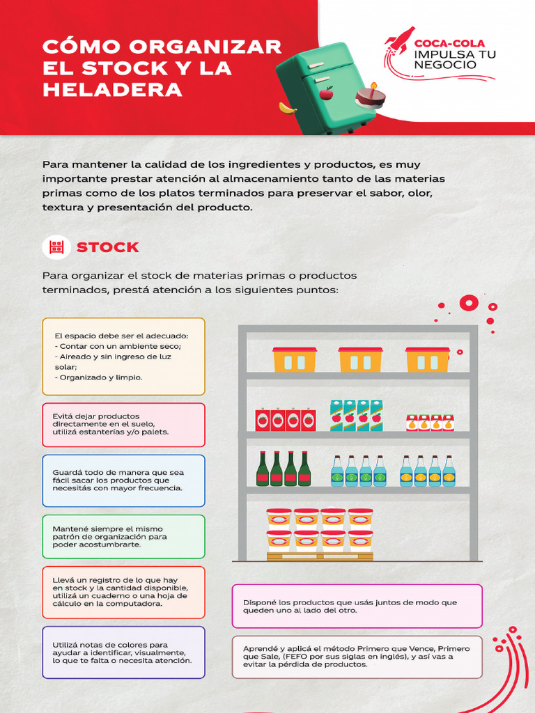 6 COMO ORGANIZAR EL STOCK Y LA HELADERA - Compressed 1 | PDF