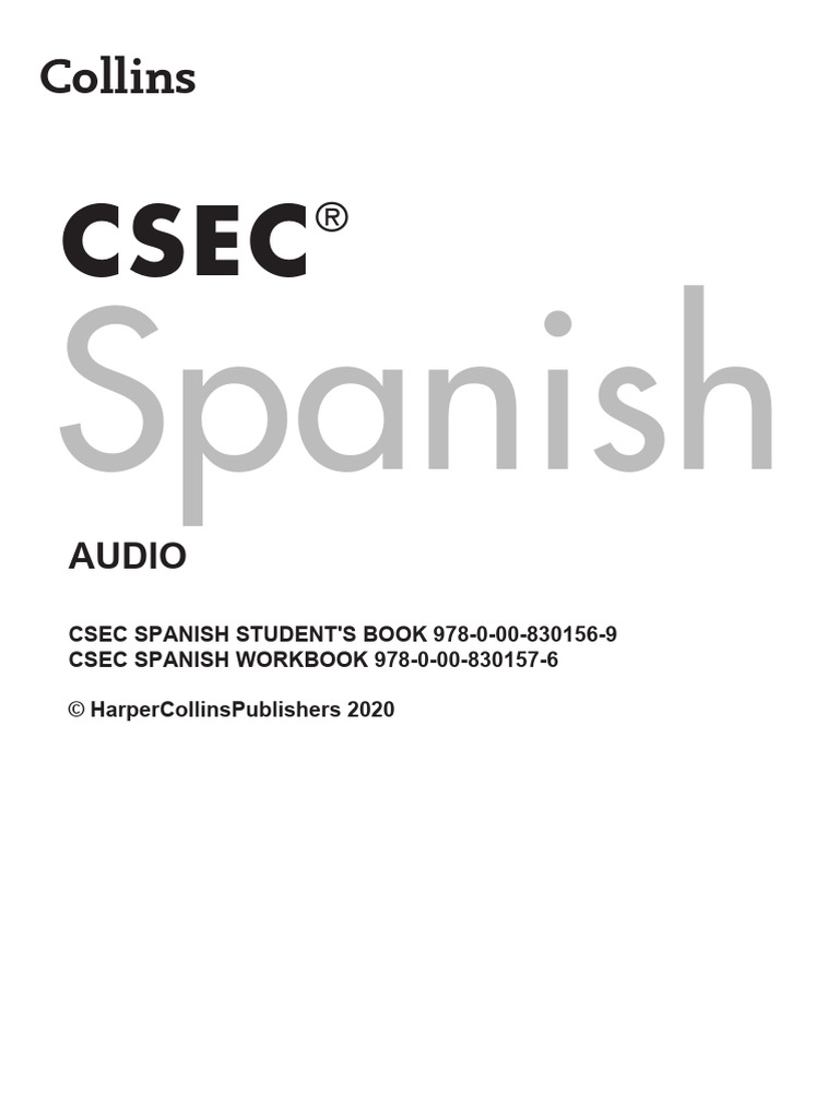 Csec spanish audio copyright pdf