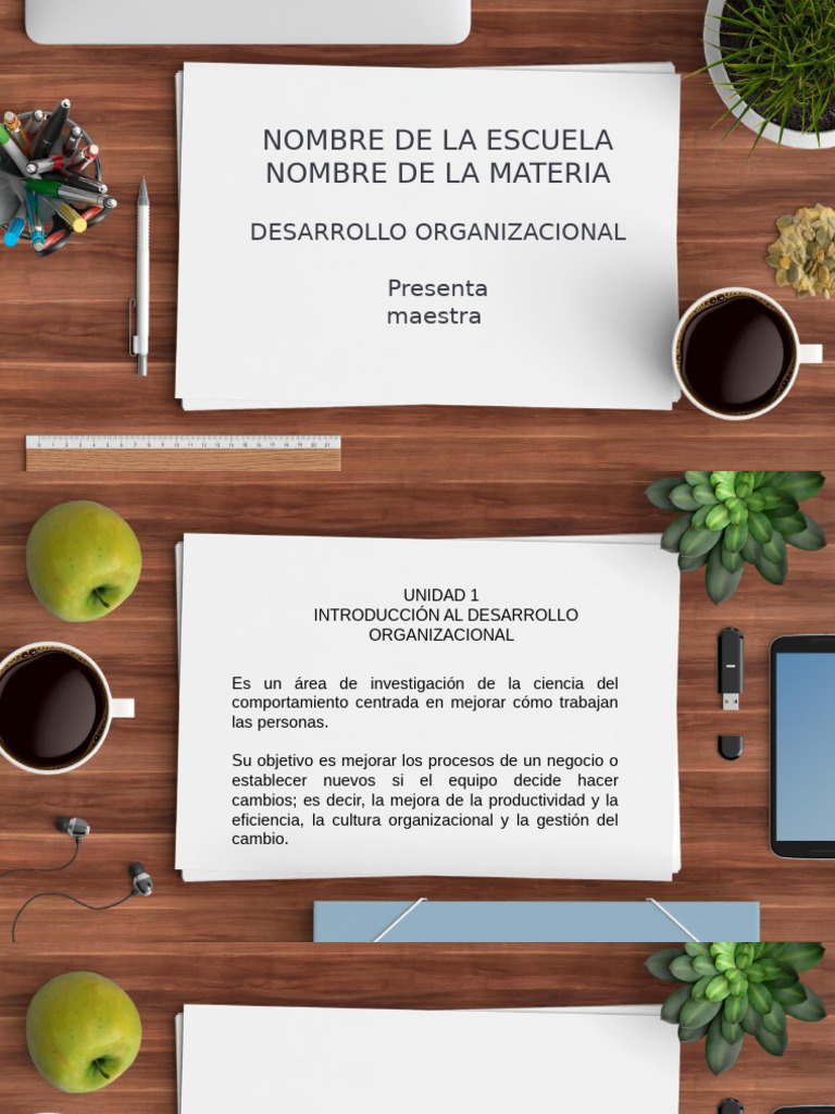 Ejemplo Desarrollo Organizacional | PDF