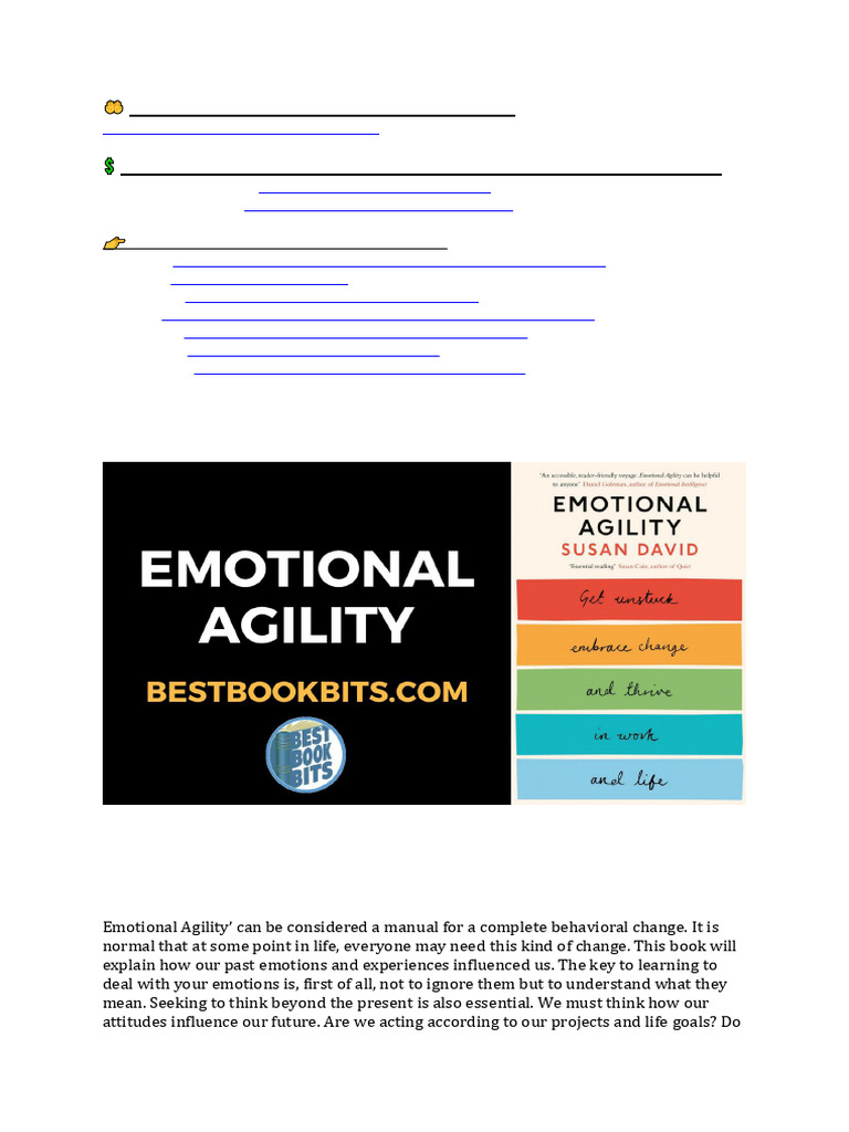 Emotional Agility | PDF