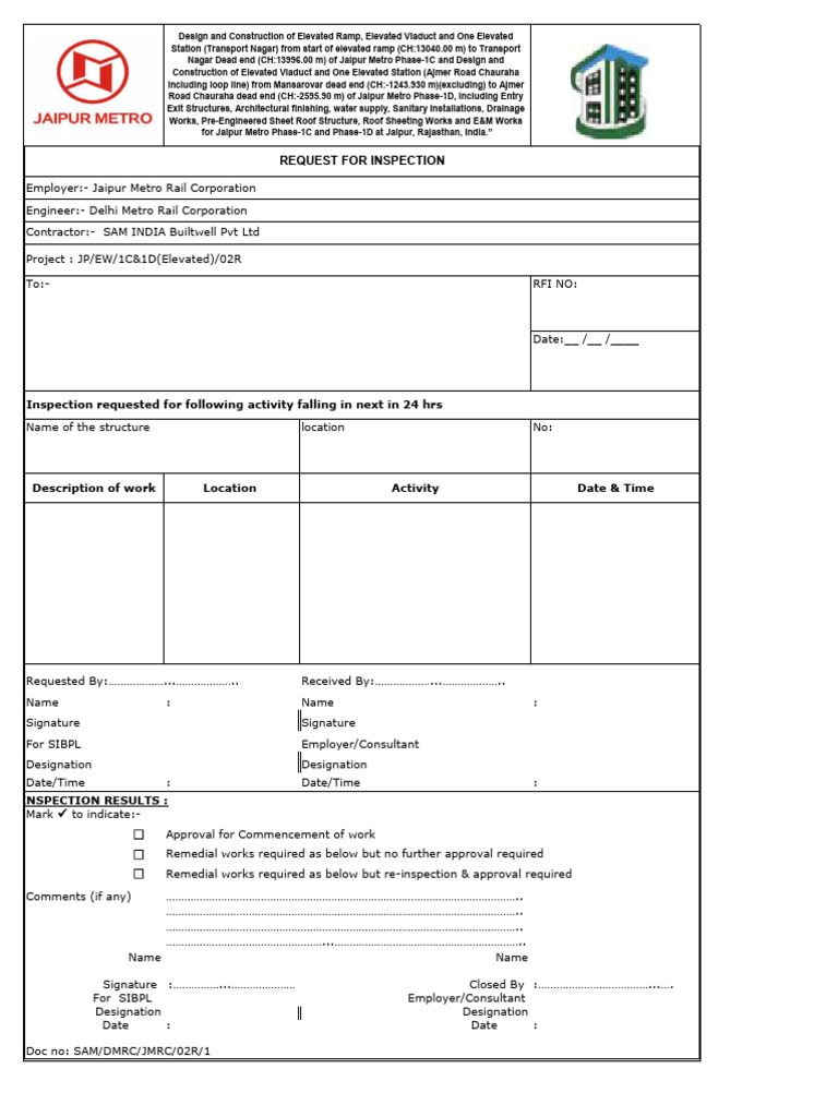 Checklist Final - JMRC 02R | PDF