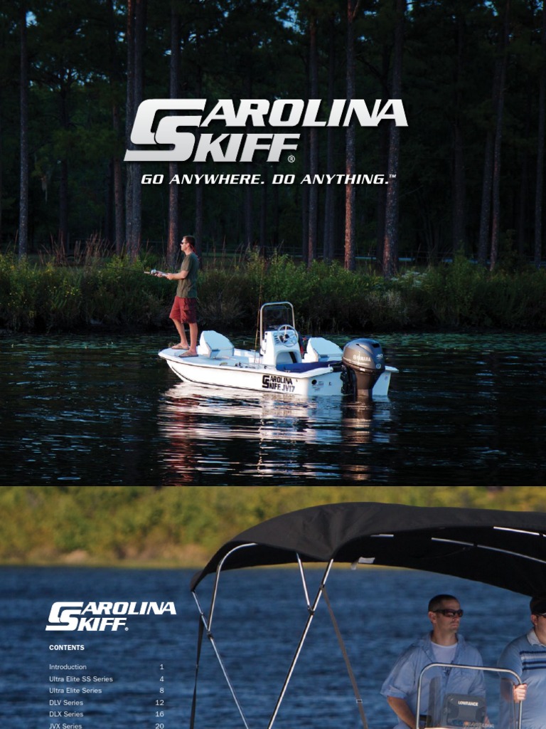 Carolina Skiff Catalog, PDF, Fiberglass