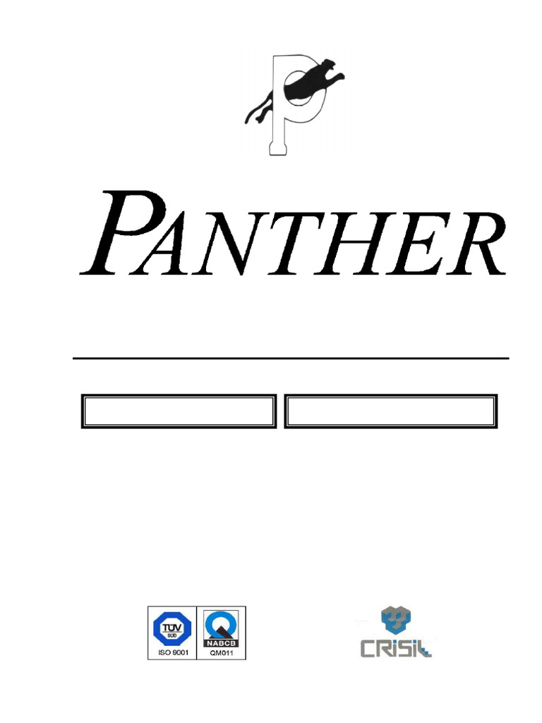 Panther 2050 Manual | PDF
