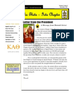 Kappa Alpha Theta - Iota Chapter: Letter From The President