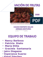 Conservación de Frutas