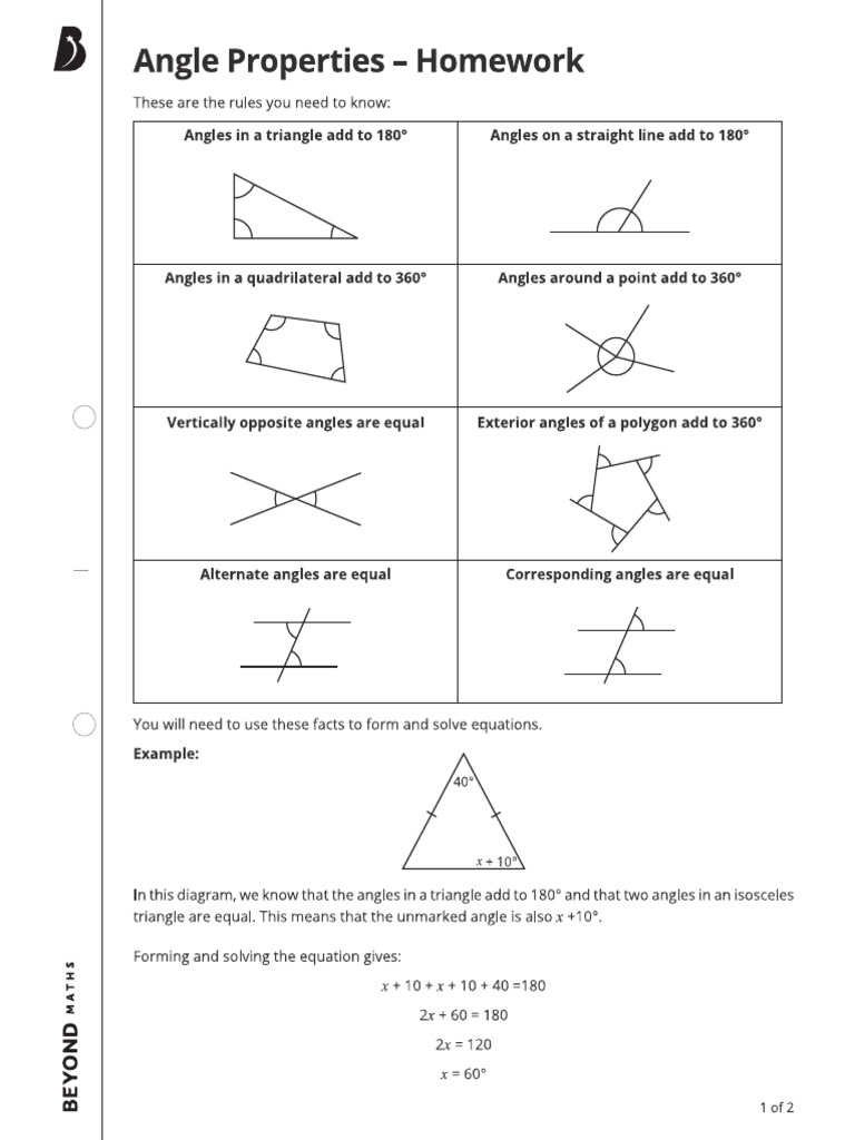 Year 7 Worksheet | PDF