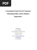 Research Paper On Marketing Ethics