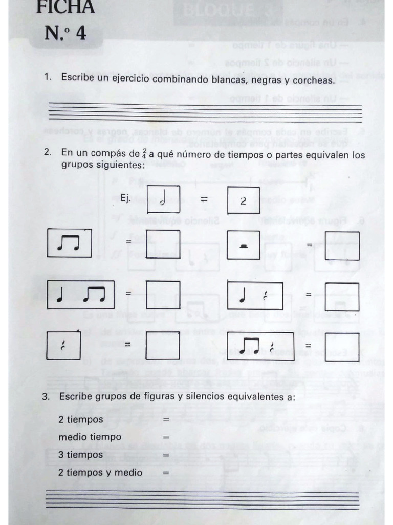 Cuadernos de Teoría Ibáñez Curso 1 Ficha 4 | PDF
