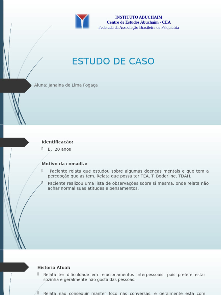 ESTUDO DE CASO | PDF