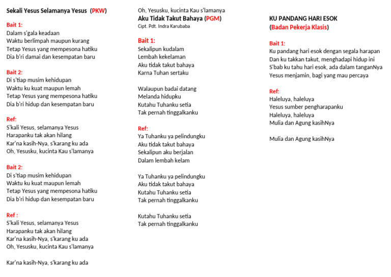 Sekali Yesus Selamanya Yesus | PDF