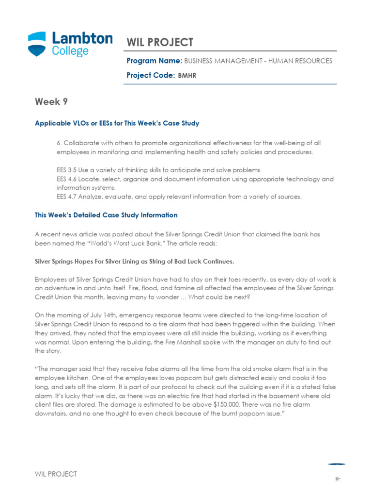 Gold Standard BOA BMHR WEEK 9 | PDF