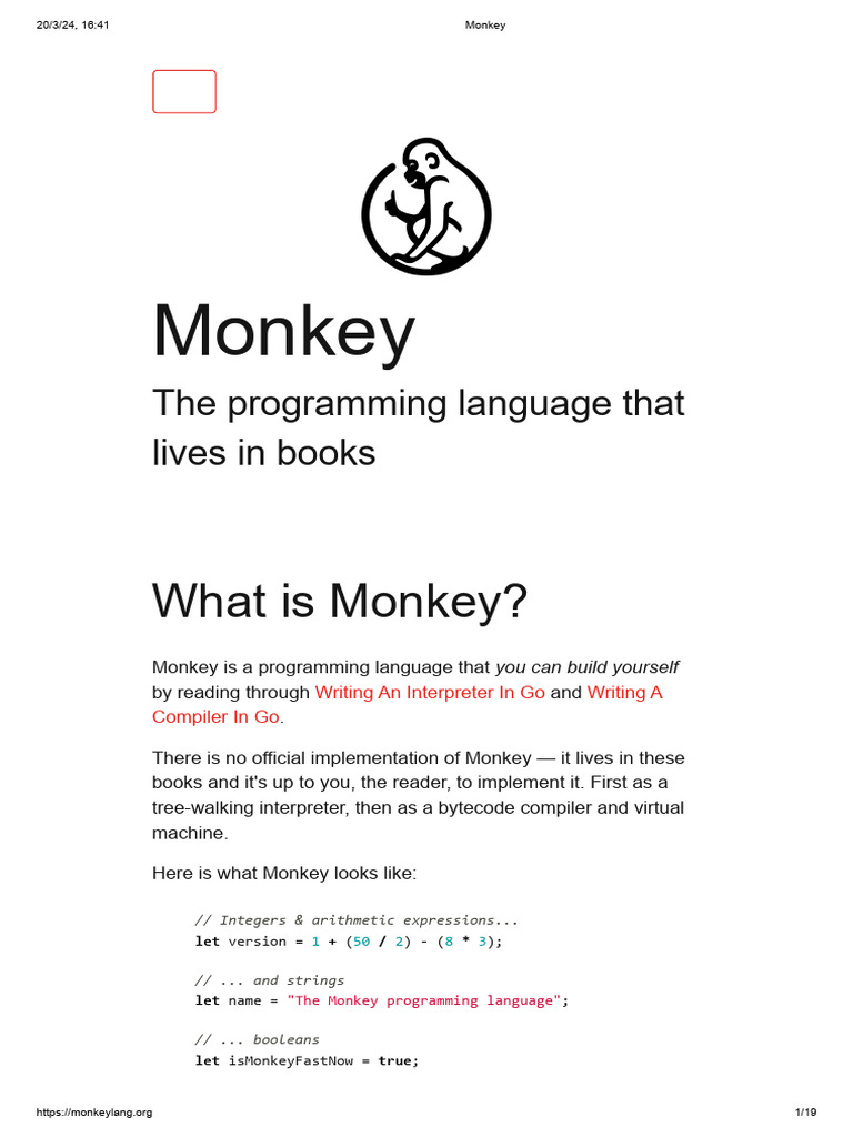 Monkey | PDF