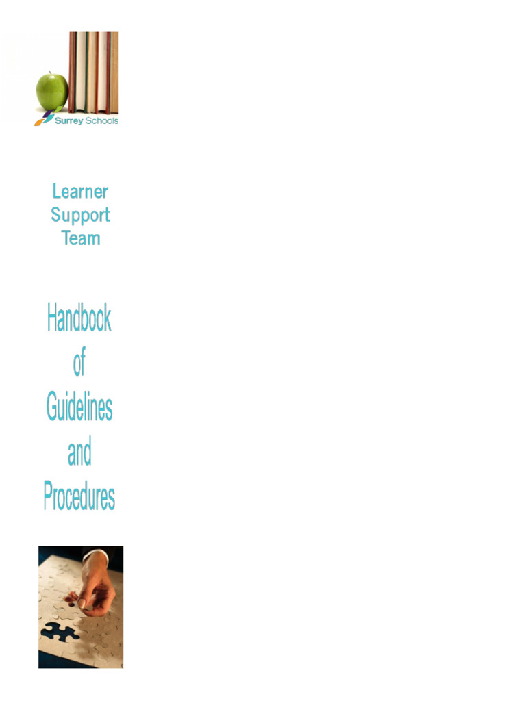Student Support Guidelines Handbook | PDF | Educational Assessment ...
