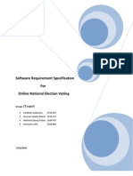 Software Requirement Specification For Online National Election Voting