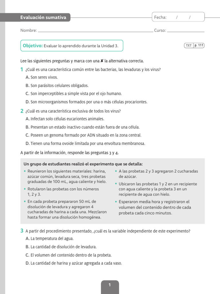 Bda U3 Eva 3 | PDF