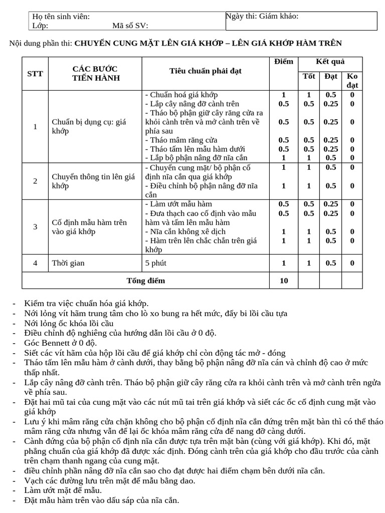 4. Checklist Chuyển CM lên GK-Lên GKHT | PDF