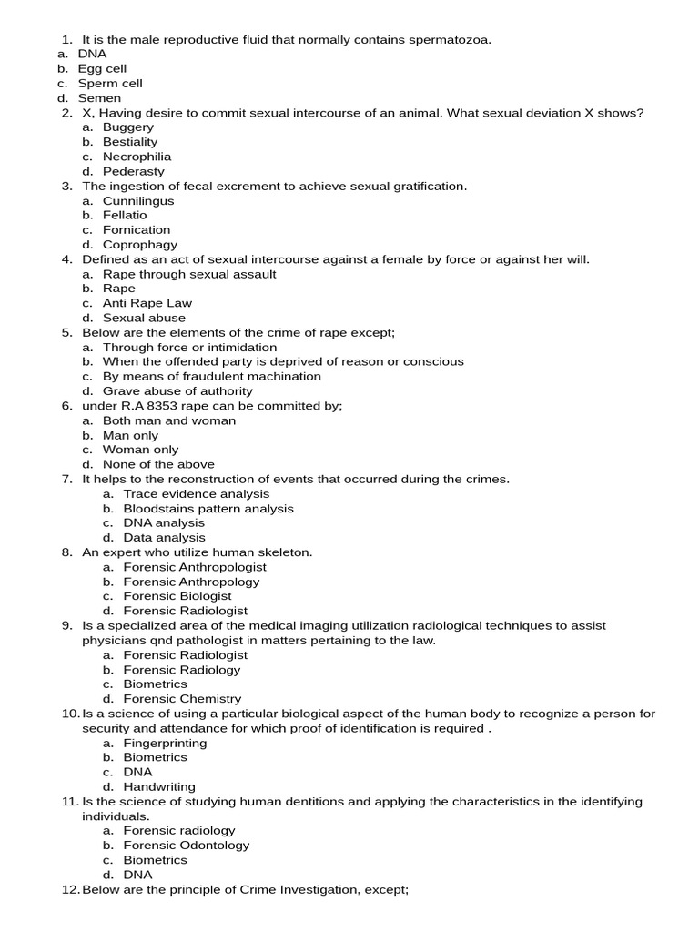 CDI 2. Pre Lim Exam | PDF