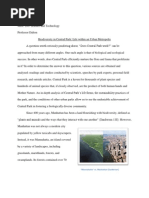 Download Seminar Essay on Biodiversity in Central Park by polinajaan SN76204275 doc pdf