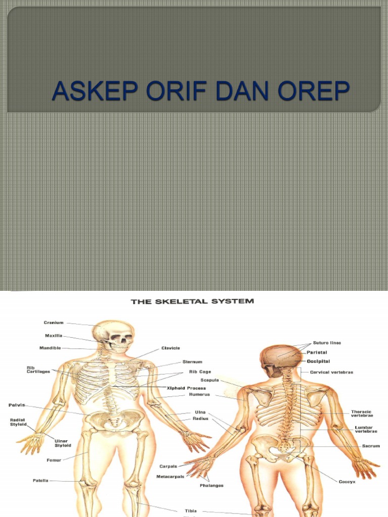 27 - Askep Orif Dan Orep | PDF