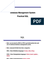 Database Management System Practical SQL