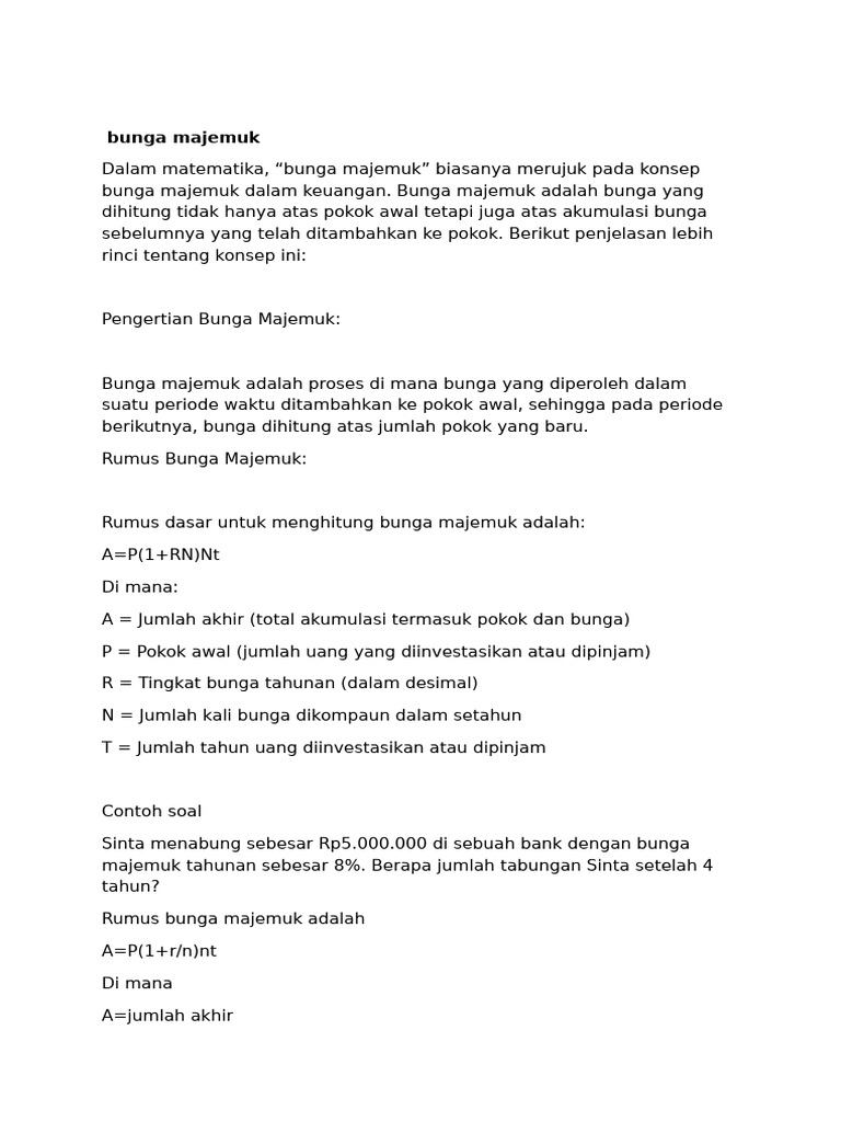 Bunga Majemuk Pdf
