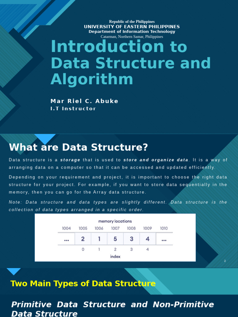 Introduction-to-Data-Structure-and-Algorithm | PDF