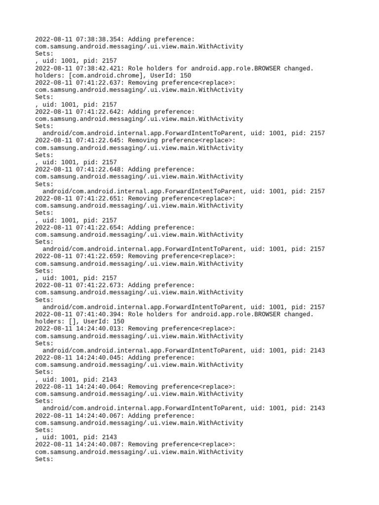PM Debug Info | PDF
