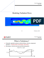 Modeling Turbulent Flow From FLUENT