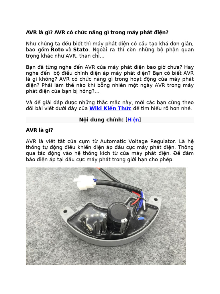AVR Là Gì | PDF