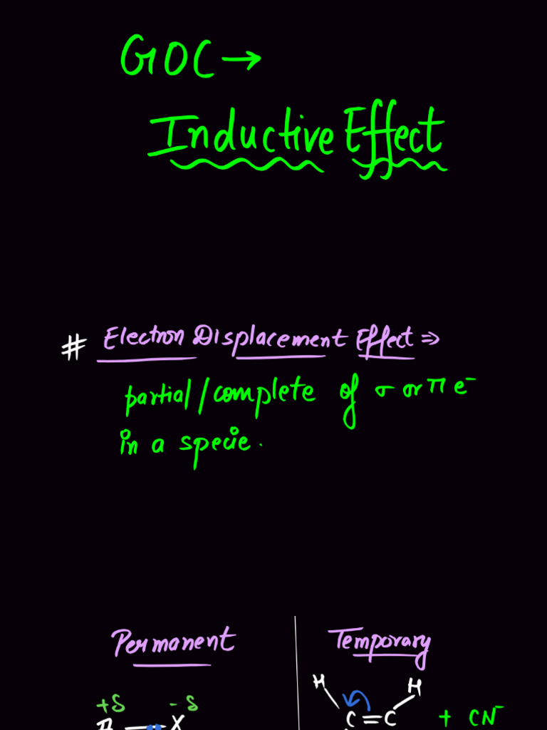 Inductive Effect | PDF